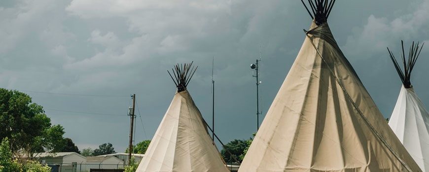 Teepee Building at Acton Agua Dulce Library