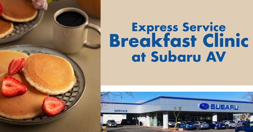 Subaru AV Express Service Breakfast Clinic