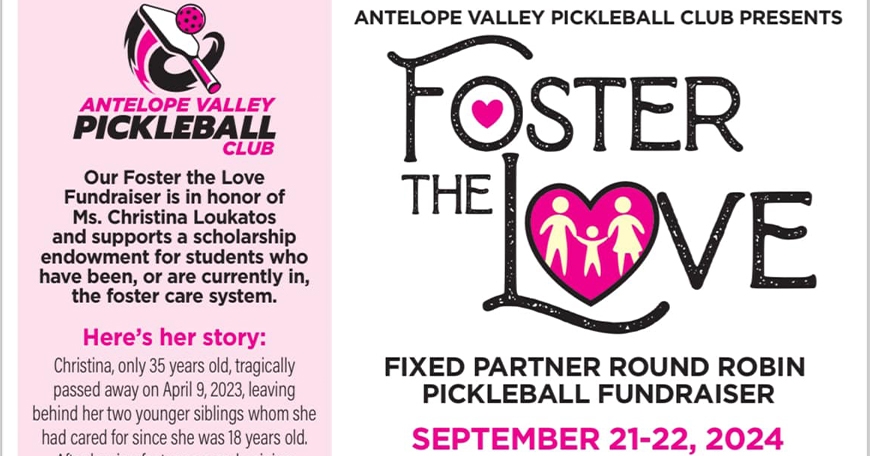 Foster the Love Pickleball Fundraiser