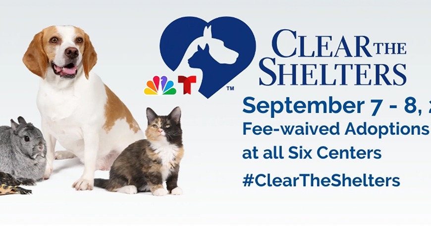 Clear the Shelters Weekend Adoption Event