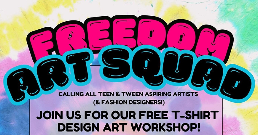 Freedom Art Squad T-Shirt Design Workshop