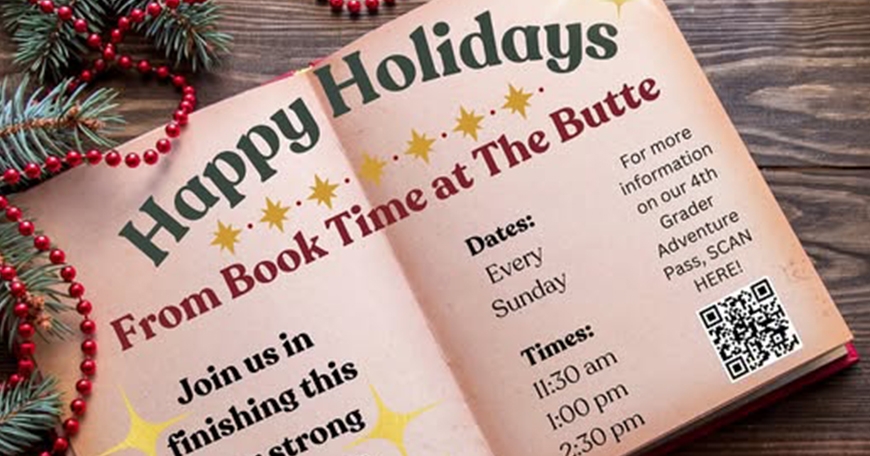 'Book Time at The Butte' Storytime