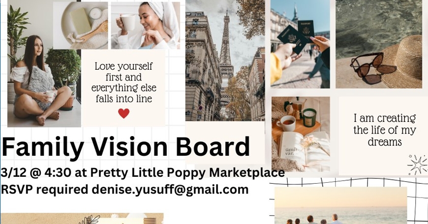 Sensory Friendly Vision Board Workshop