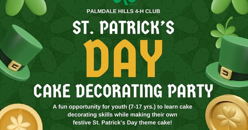 St. Patrick's Day Cake Decorating Party